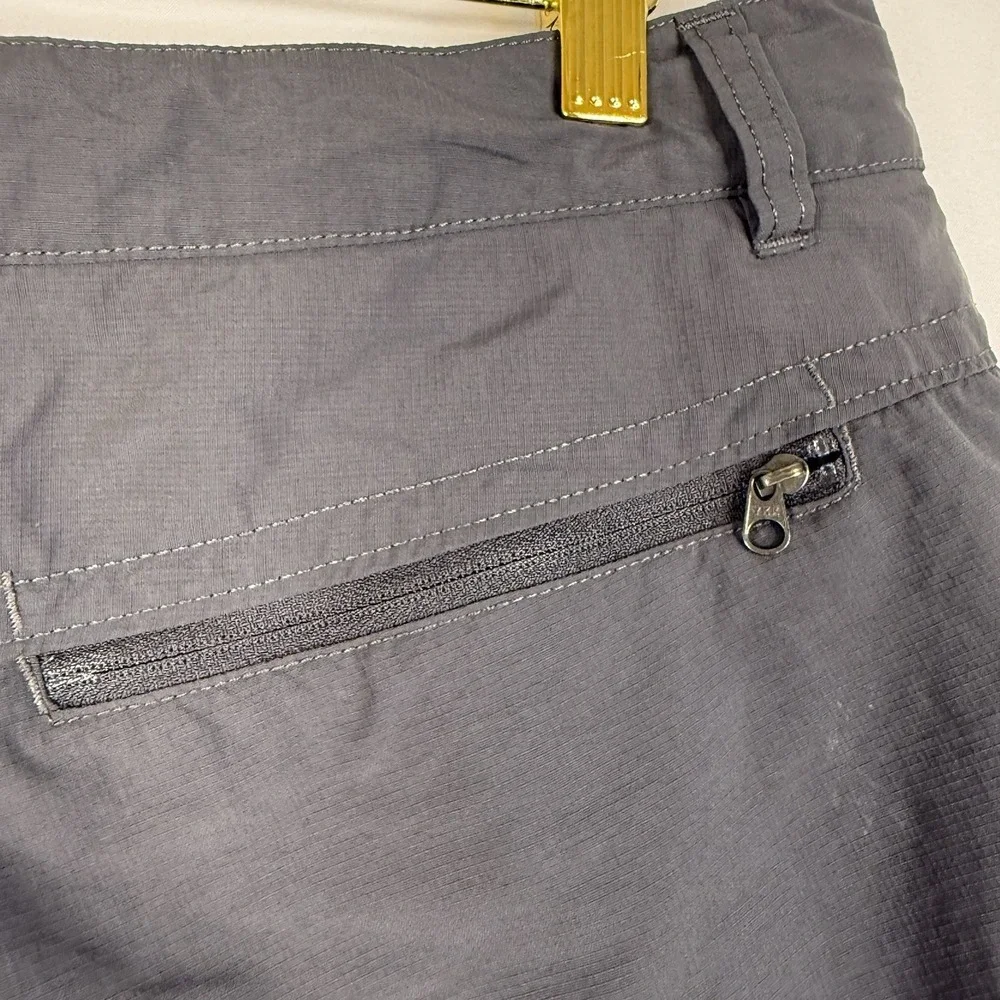 The North Face Men's Gray Cargo Shorts Size 32 Regular Fit Outdoor Hiking